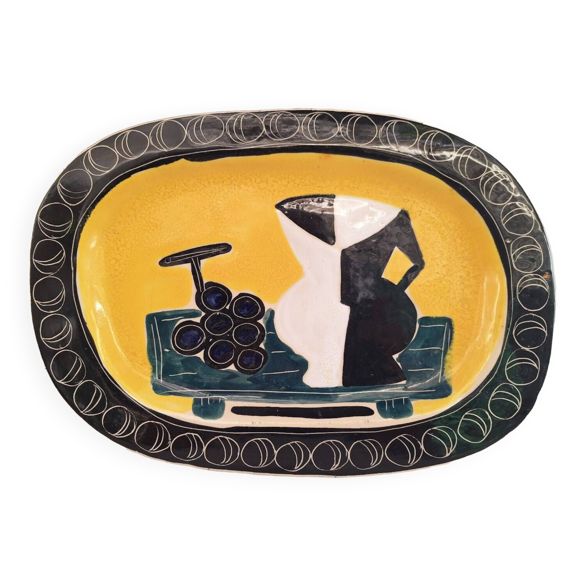 Jacques Pouchain ceramic dish
