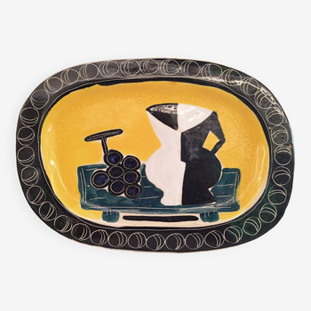 Ceramic dish by Jacques Pouchain