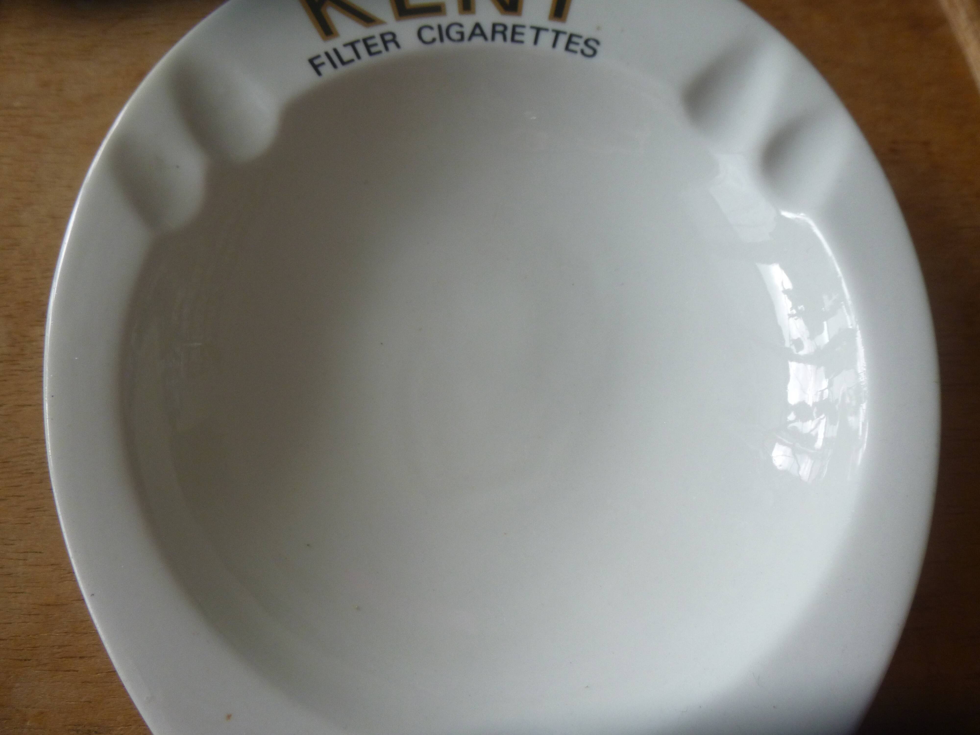 Cendrier publicitaire Kent par Villeroy & Boch