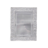 1960s crystal photo frame by rosenthal, made in germany