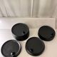 Philippe Starck for IPI - set of 20 plates - design - black