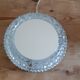 Wall lamp vintage metal glass and mirror