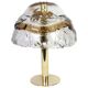 Large smoked glass table lamps by Murano, Kalmar, Austria, 1970s