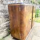 Low sideboard in black marble, Art Deco, 1930s