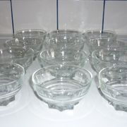 Coupelles en verre 2 lots de 6