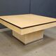 Table basse en peau de chèvre laquée Aldo Tura, années 1960