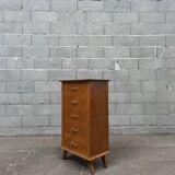 Chiffonnier vintage en bois – 5 tiroirs