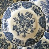 Lot of 6 flat plates Ridgway Staffordshire England