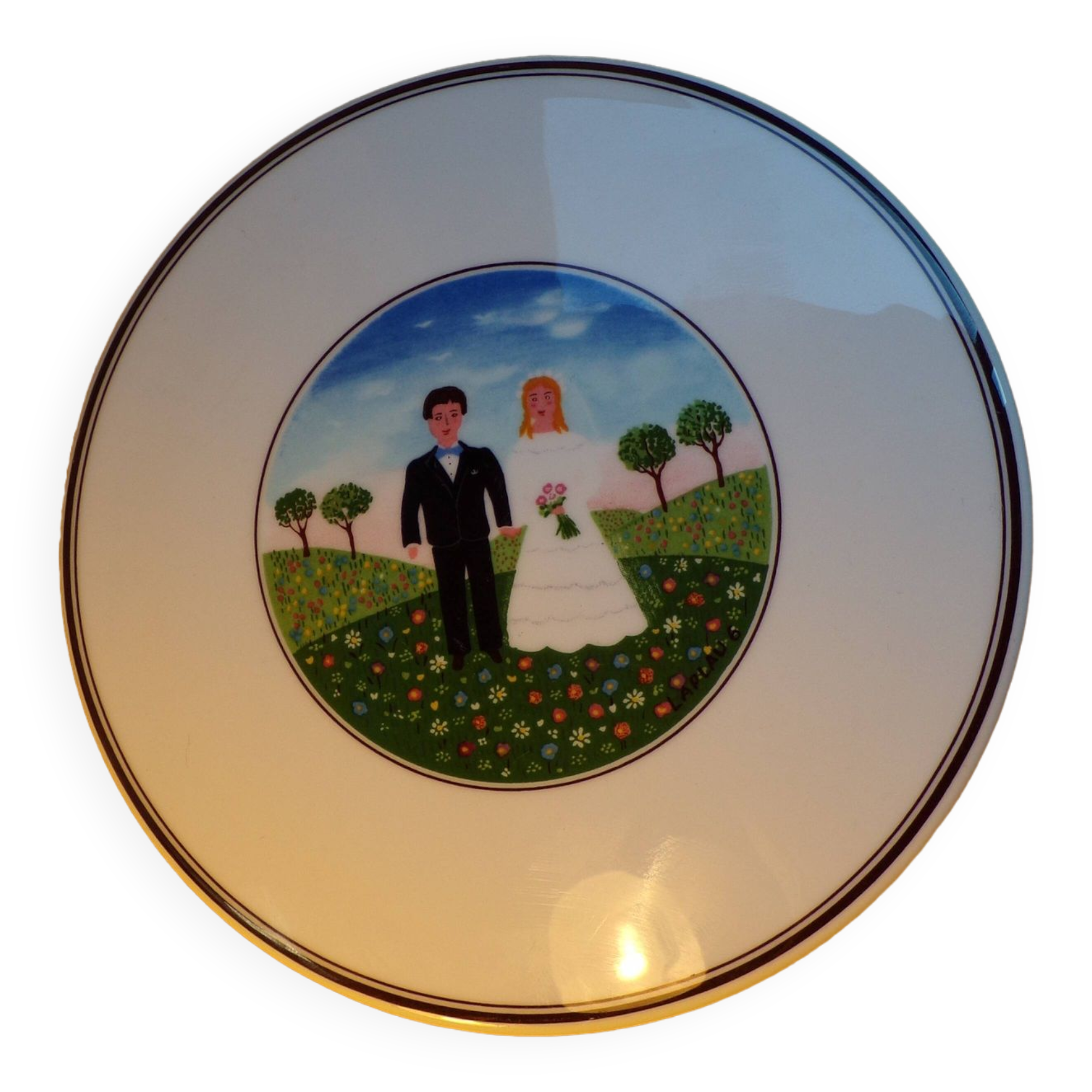 Bonbonniere Laplau Villeroy & Boch naive decor the bride and groom