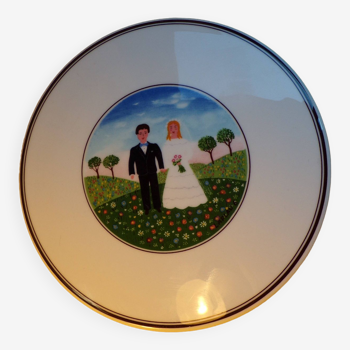 Bonbonniere Laplau Villeroy & Boch naive decor the bride and groom