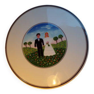 Bonbonniere Laplau Villeroy & Boch naive decor the bride and groom