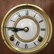 Mid Century Vintage Victorian Style Wall Clock Wood Case,Chime, in Working order