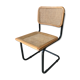 Chaise B32 noire hêtre