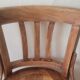 Chaise bistrot de bureau artisanale en bois d'olivier