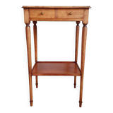 Vintage solid wood side table