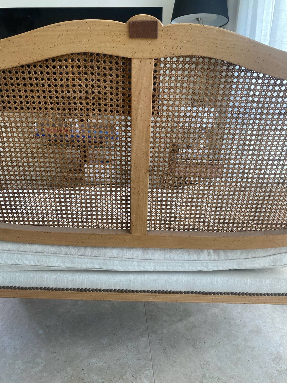 French vintage bank chair