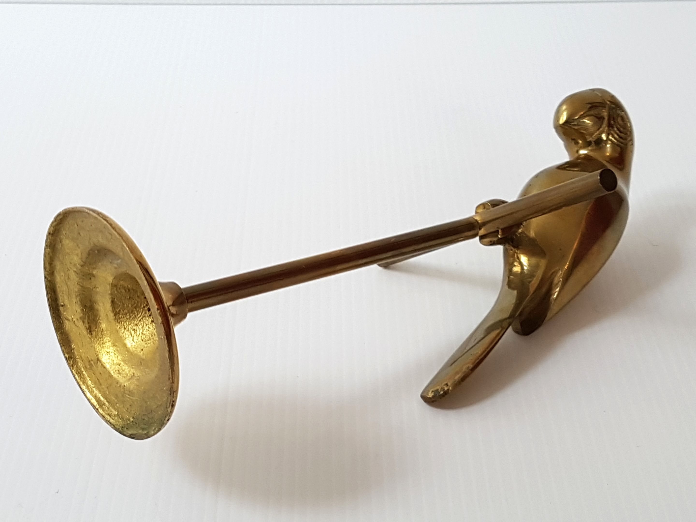 Golden brass parrot 1970