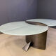 Postmodern dining table by Belgochrom, 1980s