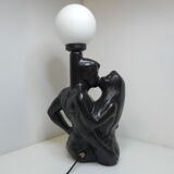 Lamp couple in love ceramic
