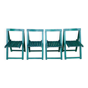 Ensemble de 4 chaises - pliantes