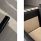 Vintage Mid-Century Danish Modern Two-Seater Black Leather Sofa, 1970s