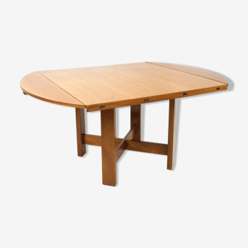 Table modulable en bois et métal par Bob et Dries Van Den Berghe