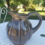 Enamelled stoneware pitcher