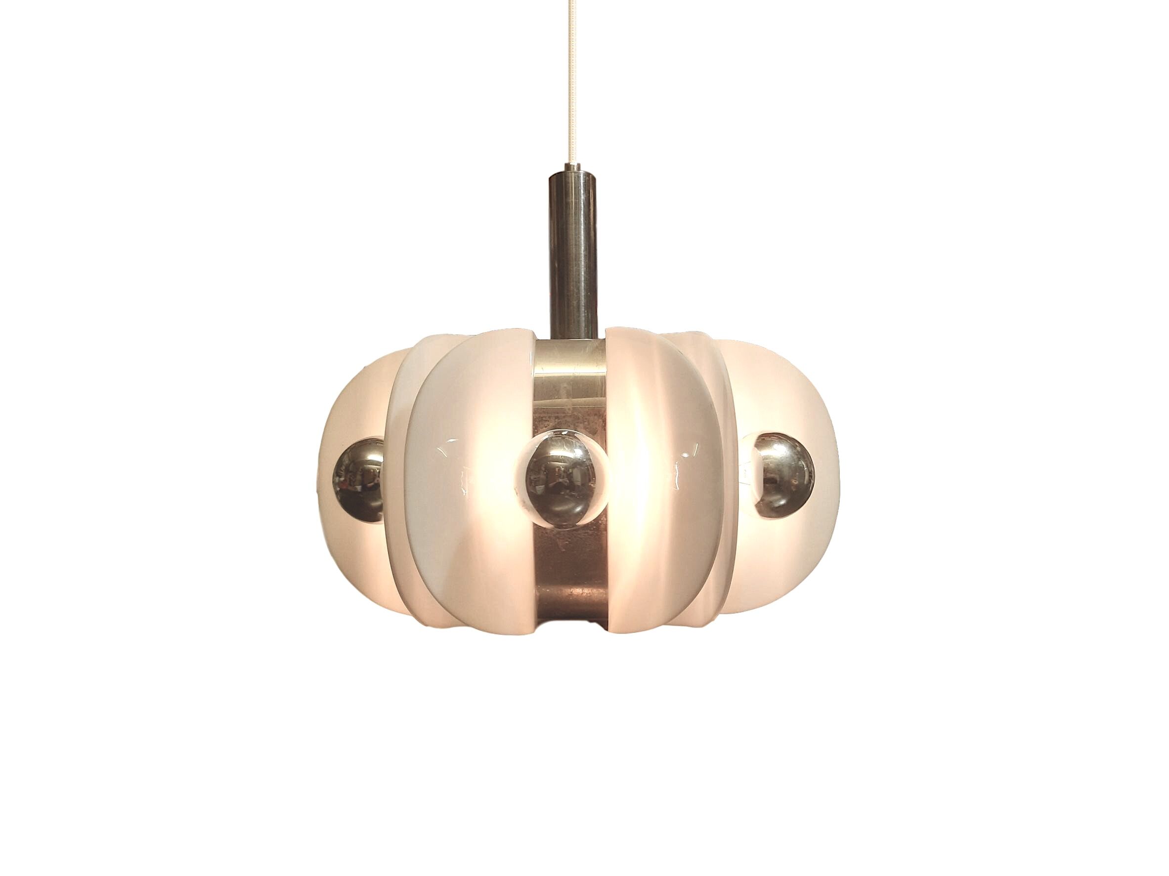 Suspension géométrique plexiglas 1970s