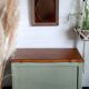 Antique chest bench