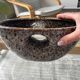 Brown ceramic vase