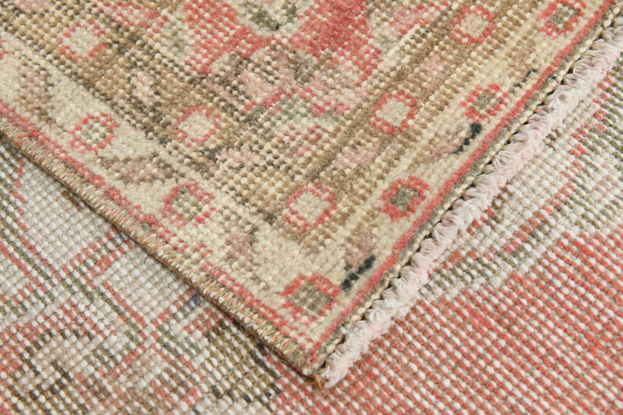 Turkish Red & Beige Oriental Rug, 173x278Cm