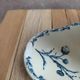 Antique sauce boat in Lunéville ironstone – Marguerite model – Blue decoration