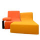Modular sofa Confluences model " Toi et Moi Chair " designed by Philippe Nigro for Ligne Roset