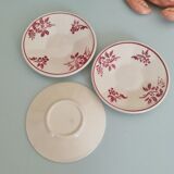 Mini vintage earthenware plates, dinette