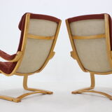 1970s Gustav Axel Berg Pair of 'Peter' Easy Chairs by Bröderna Andersson,Sweden