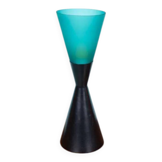 Vintage lamp from the 70s/80s, Memphis diabolo style.