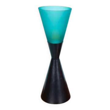 Lampe design vintage des années 70/80, style Memphis diabolo
