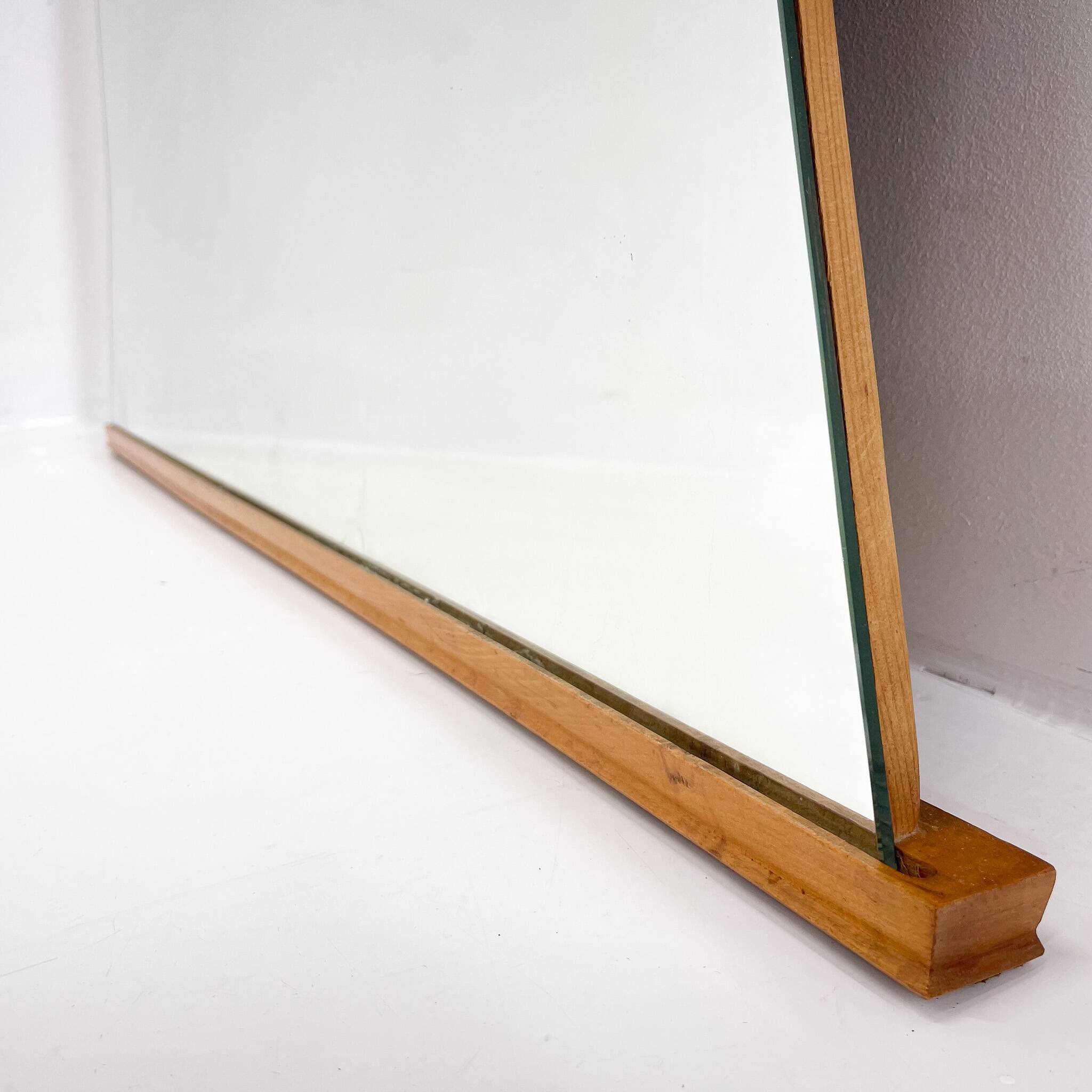 1960s Large Wall Mirror by Santambrogio & De Berti, Italy
