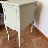 Commode arbalète verte céladon