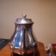 Vintage silver metal teapot