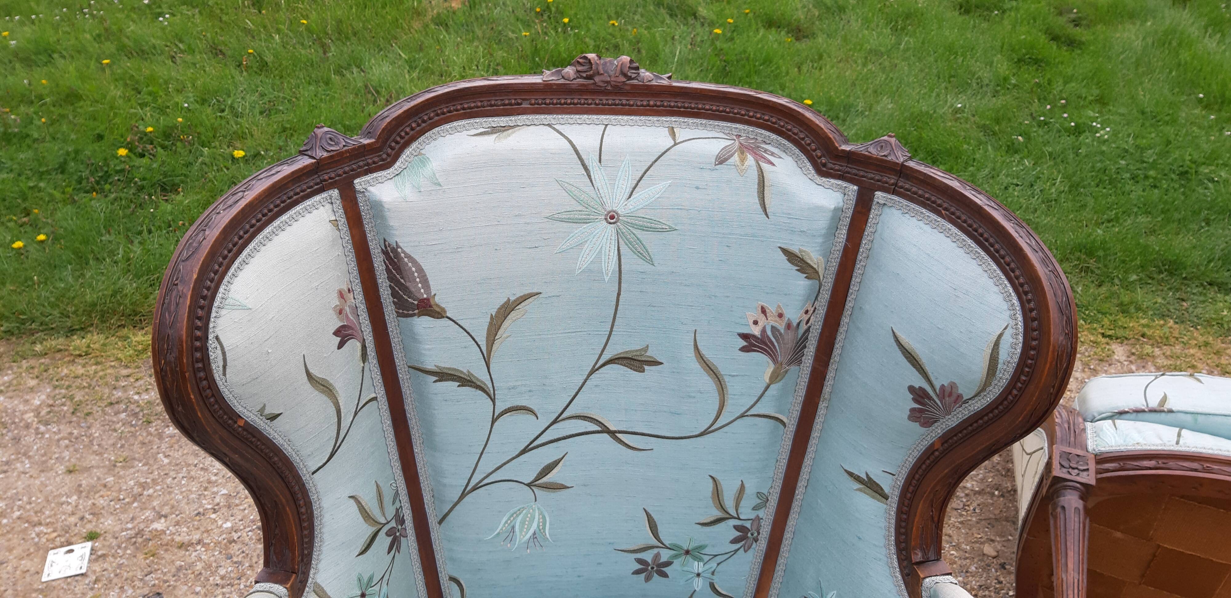 Pair of Cabriolet Armchairs