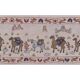 Hand knotted rug, vintage turkish rug 52x190 cm