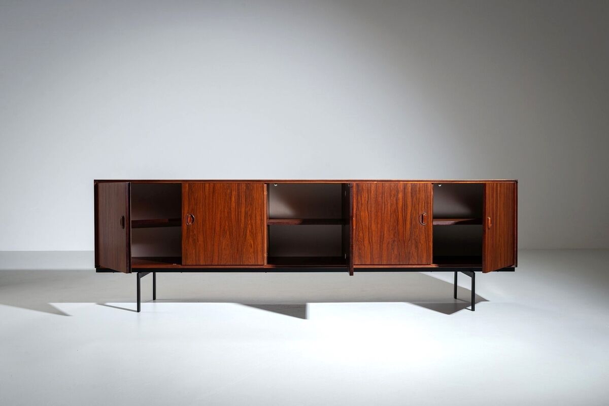 Fristho Franeker large sideboard in rosewood The Netherlands 1960
