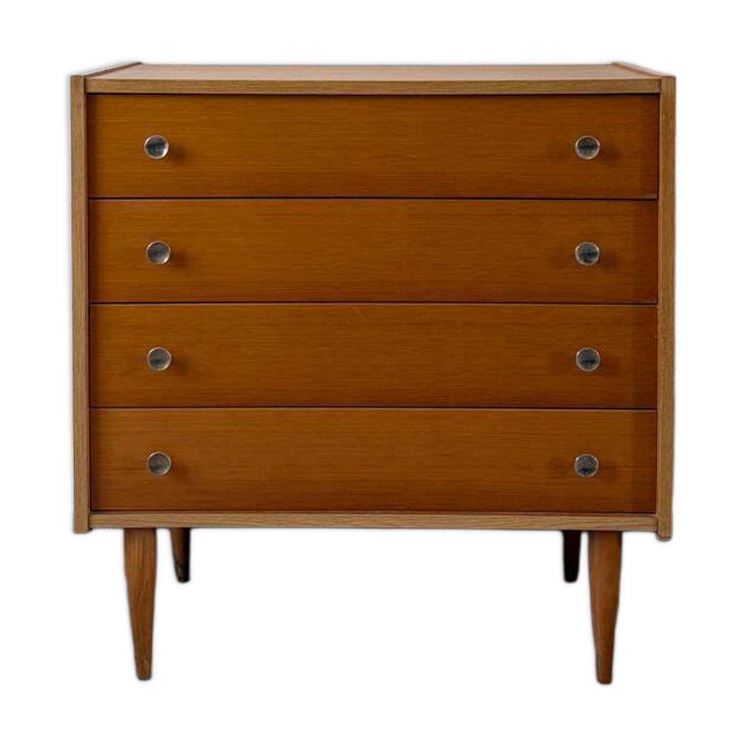 Vintage oak commode from the 1960s.