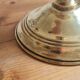 Pair of brass candle holders
