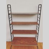 Shelf on legs in formica and metal