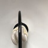 Oscar yellow and white metal pendant light, made in Italy