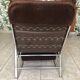 Vintage chocolate corduroy morris system deckchair