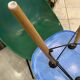 Chaise dsw fibre bleu turquoise dowel oak chene clair eames herman miller