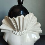 Vintage Pierrot ceramic lamp base.